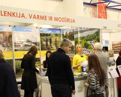 Od prawej Jolanta Pawłowicz - Hotel St Bruno w Giżycku, Agata Buczyńska - Hotel Wodnik w Giżycku, Martyna Orłowska - Hotel St Bruno